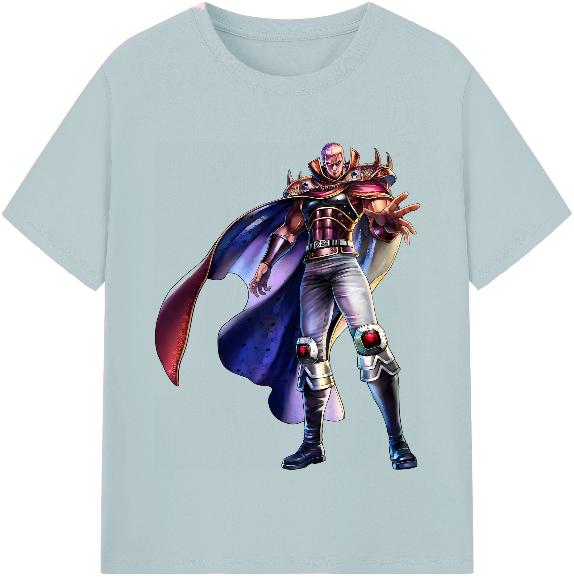 （画像用） 北斗の拳 Fist of the North Star 綿100％半袖Tシャツ（フロントプリント）